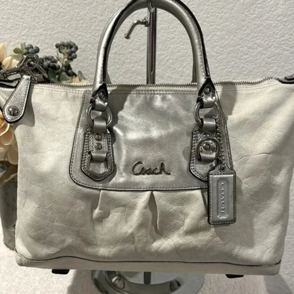 Coach Ashley Leather Satchel